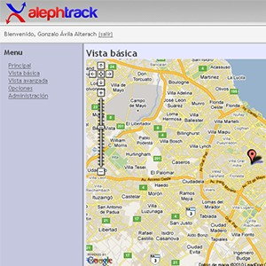 AlephTrack - Rastreador usando GPS y GSM/GPRS (2010)