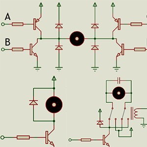 Control de motores de continua con puente H